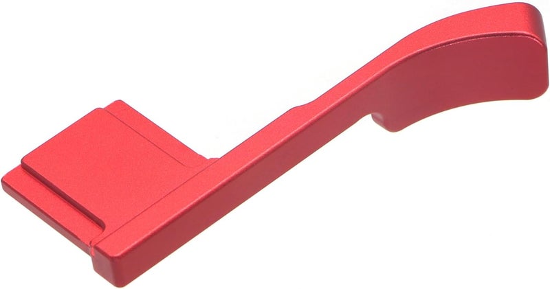 HITHUT Metal Hot Shoe Thumb Grip for Fujifilm X-E3 Camera Accessories Red - Image 1